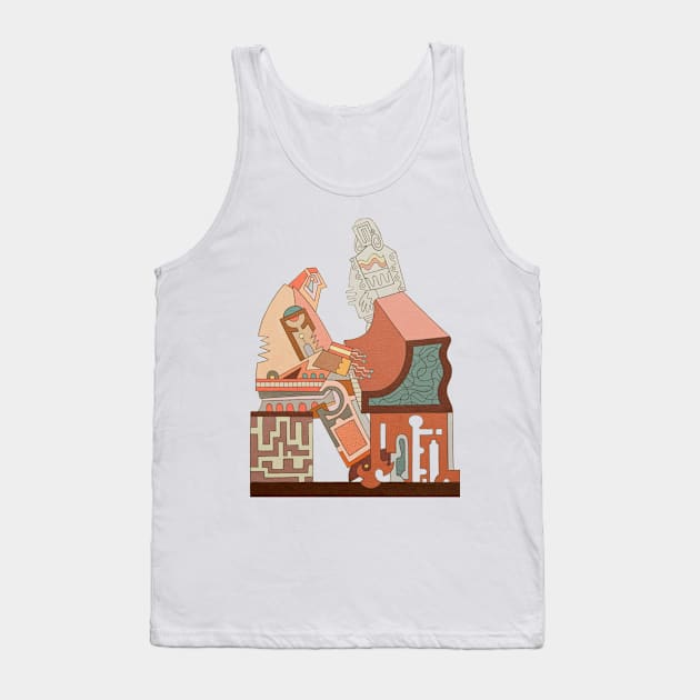 Sin in the Music Room Tank Top by RoseOfCorn